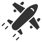 Holiday Plane Tourism SVG Icon